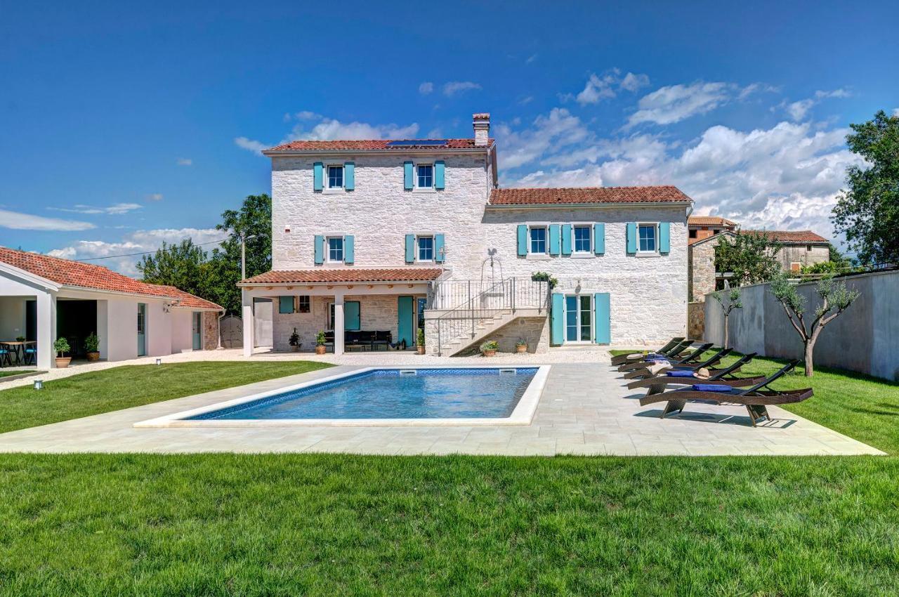 Stone Villa Milic With Private Pool In Barat, Istria Barat  外观 照片